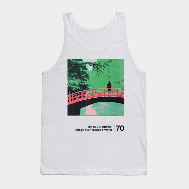 Bridge Over Troubled Water - Minimalist Artwork Design Tank Top by saudade